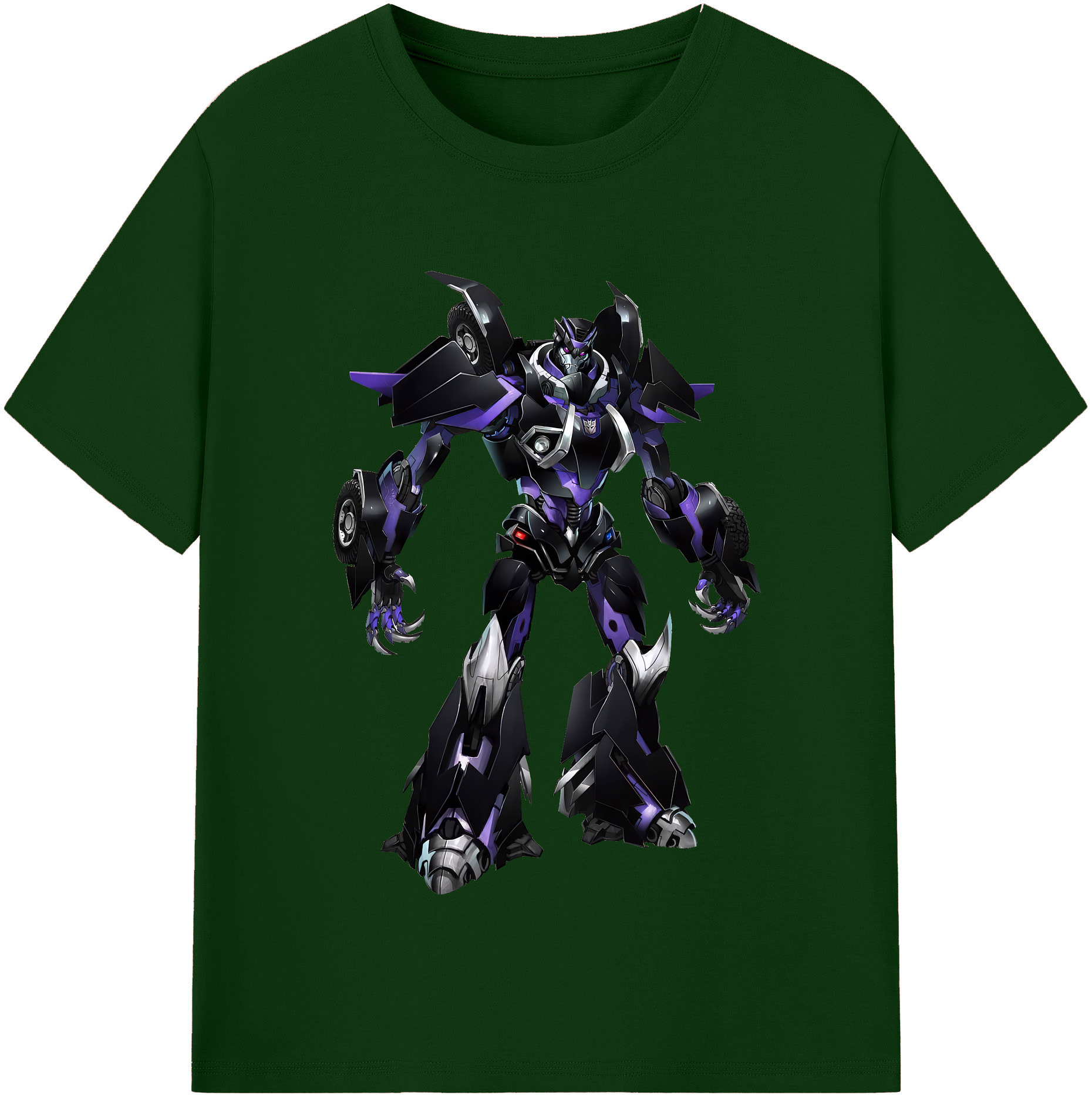 （画像用） Transformers トランスフォーマー 綿100％半袖Tシャツ（フロントプリント）
